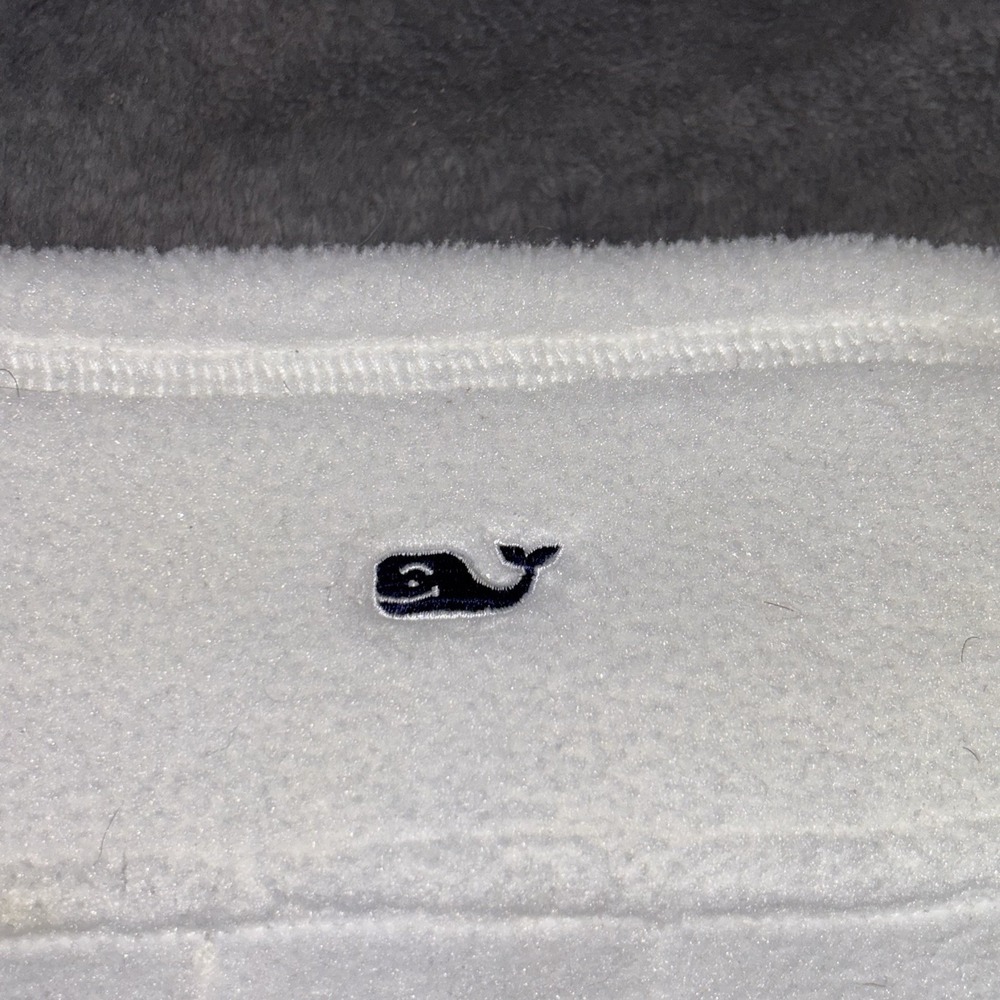Vineyard Vines Vest Womens S Ivory Full‎ Zip Fleece Casual Preppy Hiking Outdoor - Picture 9 of 15